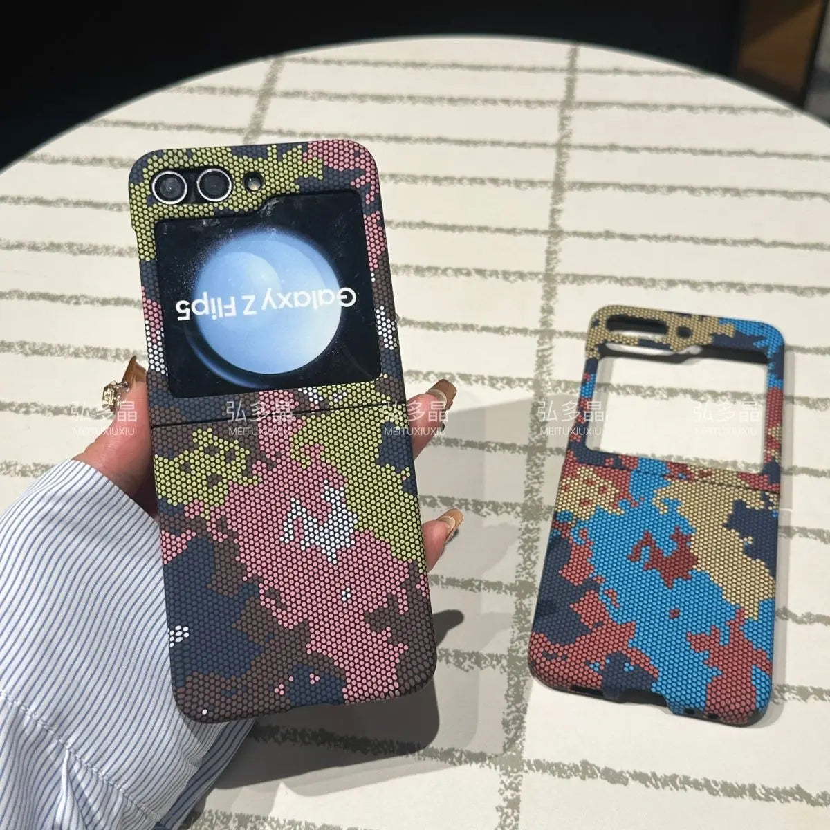 For Motorola Razr 60 Ultra Case Hard PC carbon fiber camouflage Protective Back Cover Case For Moto Razr 60 50 40 Ultra Shell