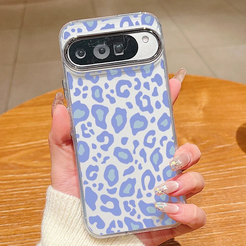 Leopard Print Pattern TPU Phone Case For Google Pixel 10 9 8 7 Pro Pixel 9 10 Pro XL 7A 8A 9A Shockproof Soft Clear Back Cover
