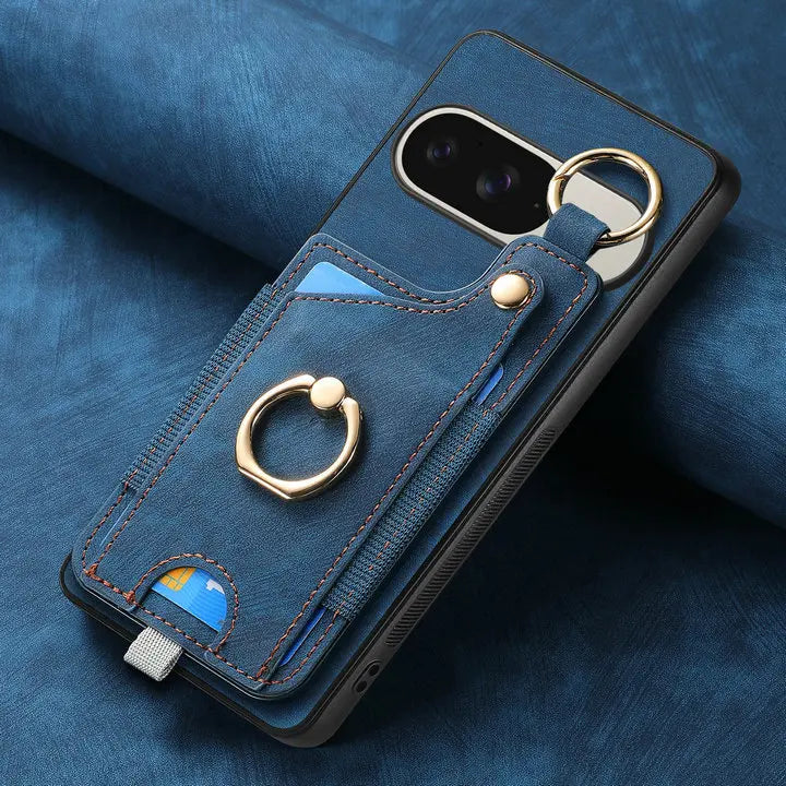 For Google Pixel 11 Pro XL 5G 2026 Shockproof Case Leather Card Holder Stand Funda Pixel11 Pixel 11 Pro Back Cover
