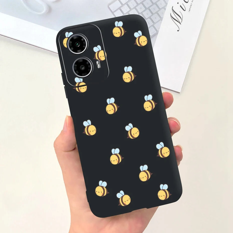 Cute Pattern Phone Case For Motorola Moto G24 G34 4G 5G Soft Silicon Protective Cover For MOTO G24 G34 Bumper