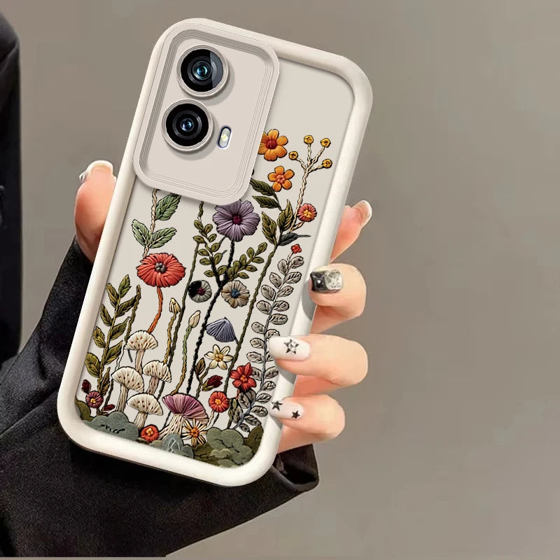 For Motorola Mote G84 G53 G35 G86 G56 G85 G15 G05 G54 G34 G24 G04S Case Edge 60 Pro 50 60 Fusion 50Neo Silicone Shockproof Cover