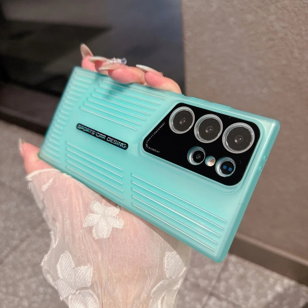 Ultra Thin Summer Heat Dissipation Case For Samsung Galaxy S25 Plus S23 S24 S22 Ultra Breathable Cooling Slim Cover