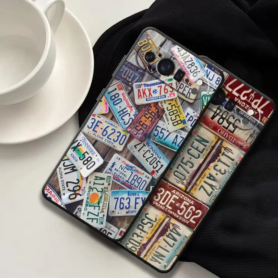 Funda Phone Cover Case for Google Pixel 10A 9a 7a 8a 10 9 Pro XL 6 7 8 Pro 6a License Plate Design