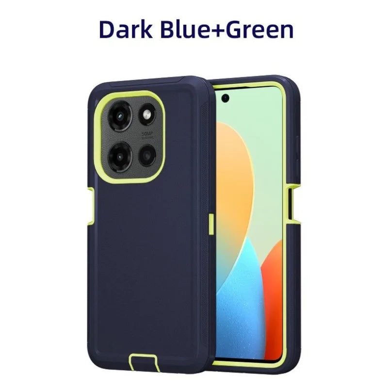 3-Layer Protection Case For Motorola G Edge Play Stylus Power 5G 2026 2025 2024 2023 Heavy Duty Hybrid Ott-Box Defender Cover