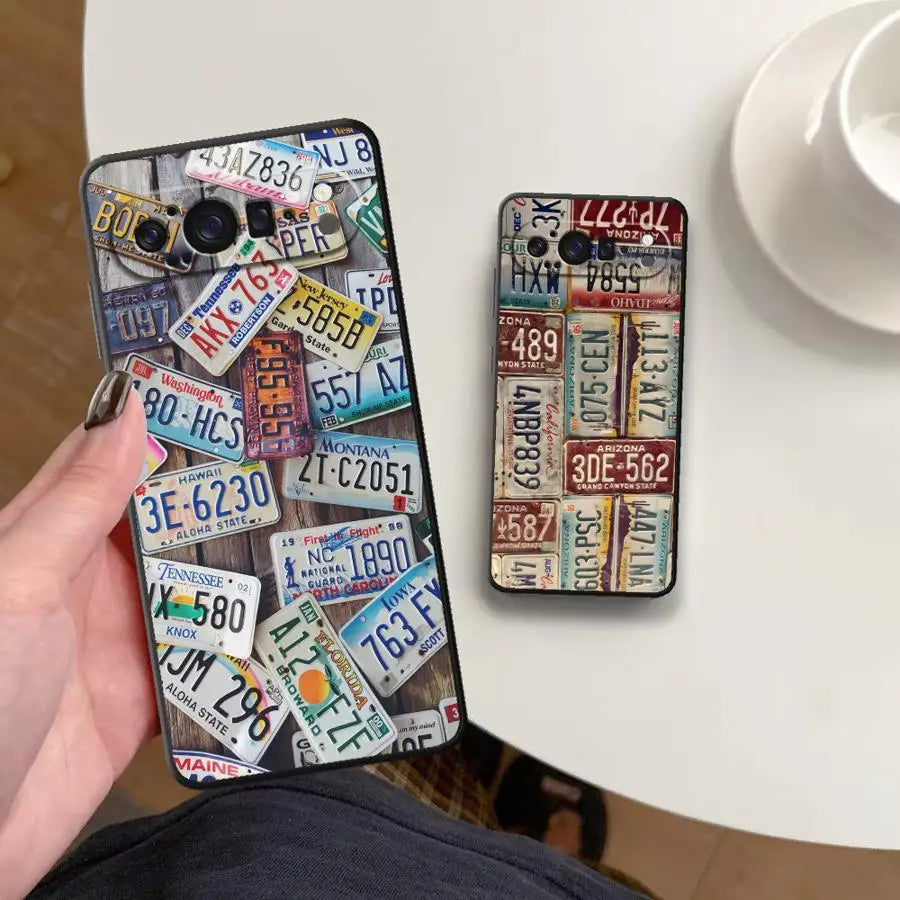 Funda Phone Cover Case for Google Pixel 10A 9a 7a 8a 10 9 Pro XL 6 7 8 Pro 6a License Plate Design