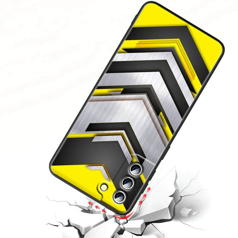 Car Carbon Fibre For Samsung Galaxy S24 S23 S22 S21 S20 FE S10 S10E Plus Ultra Pro Lite 5G Black Back Phone Case