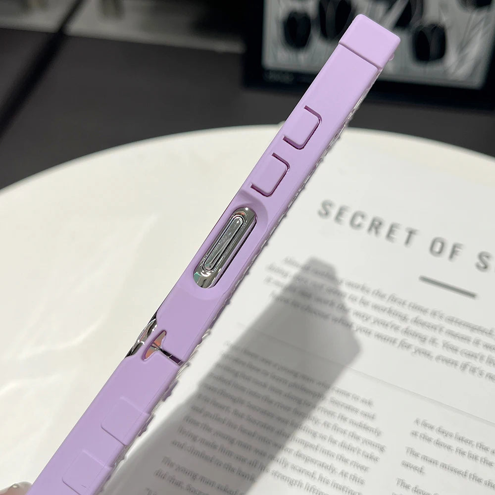 Luxury Sparkling Diamond Folding Phone Case for Samsung Galaxy Z Flip 6 3 5 4 Jewelled Glitter Shock-absorbing Back Hard Cover