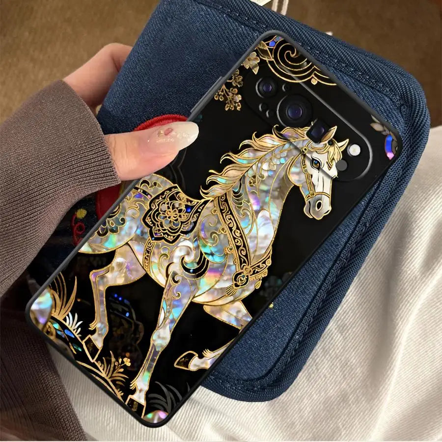 Lucky Horse Funda Phone Cover Case for Google Pixel 10A 6 7 8 Pro 8a 10 9 Pro XL 6a 9a 7a
