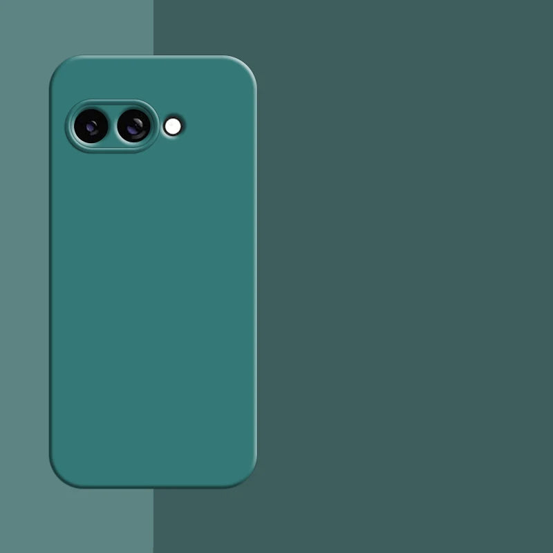 For Google Pixel 9a Case For Google Pixel 9a Cover 6.3 inch Original Liquid Silicone Rubber Shockproof Bumper Google Pixel 9a