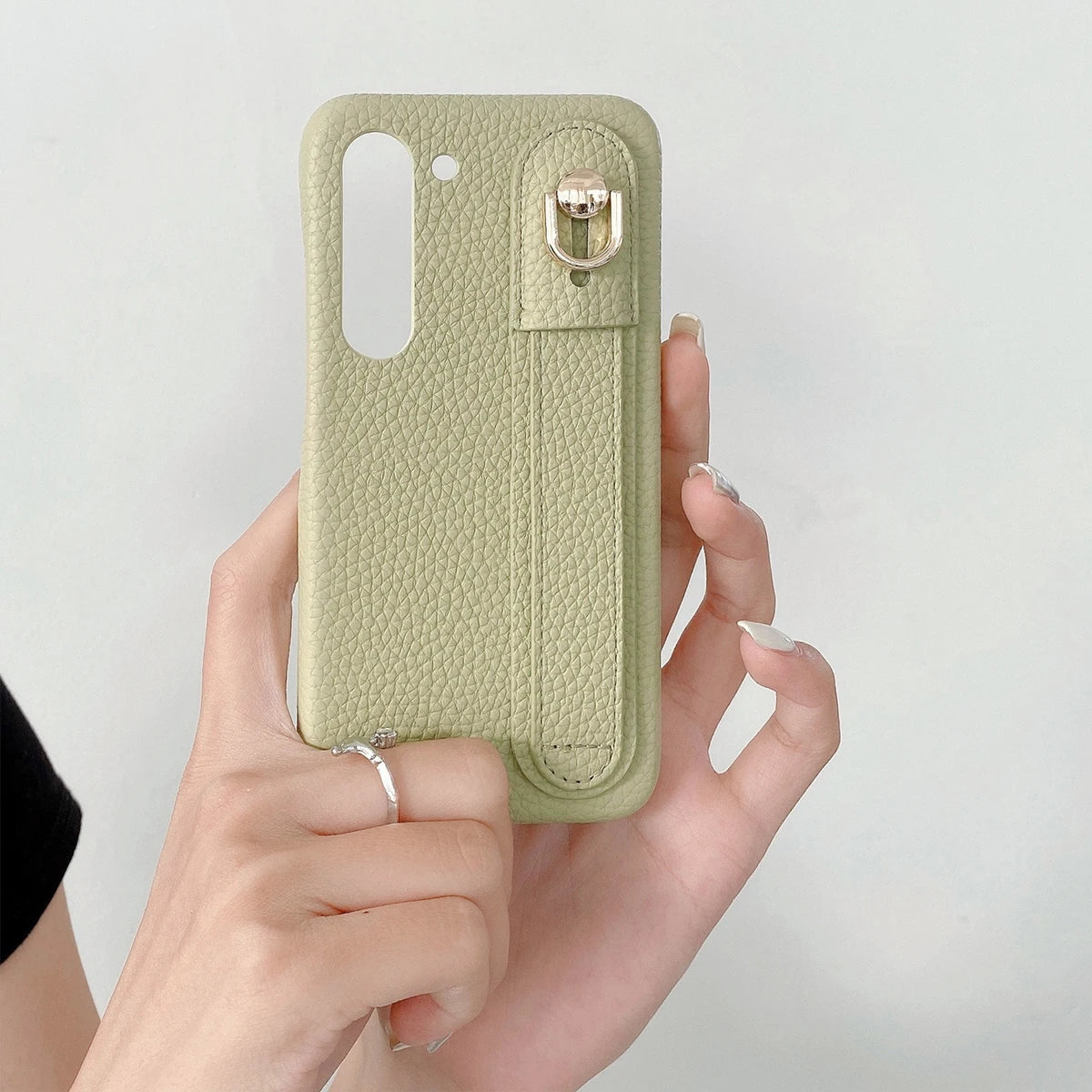 Luxury Leather Card Bag Case For Galaxy S20 S21 FE S22  S23 S23 S24 Plus Note 20 Ultra PU Fashion Litchi Skin Cover