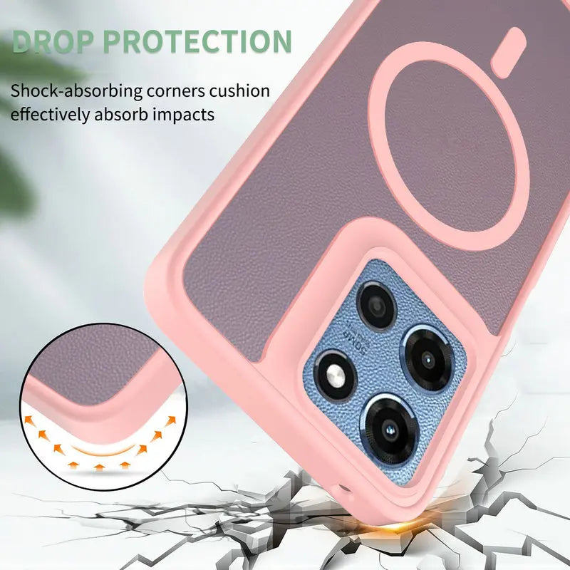 Shockproof Case For Motorola Edge 60 Fusion 5G Armor Hybrid Magnet Back Funda Moto Edge 60 Stylus 60s G Power G Play Cover