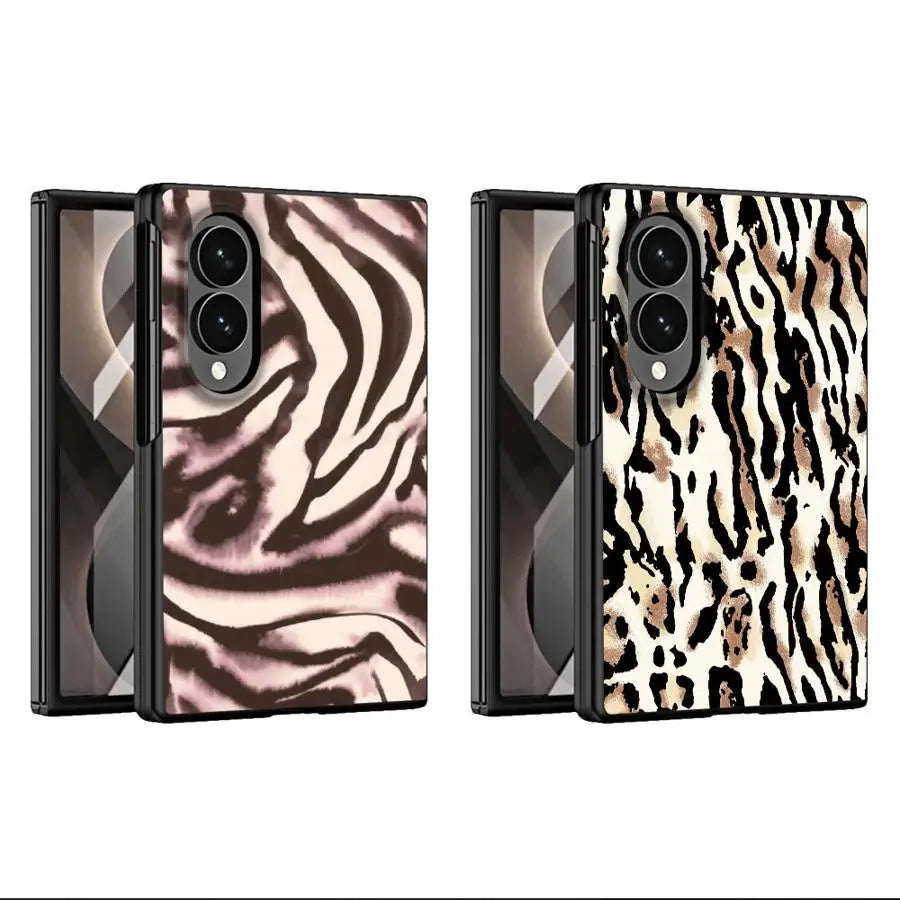 Leopard Print Cool Phone Cover Case for Samsung Galaxy ZFold Wide ZFold8 Z Fold8 Wide Z Fold 8