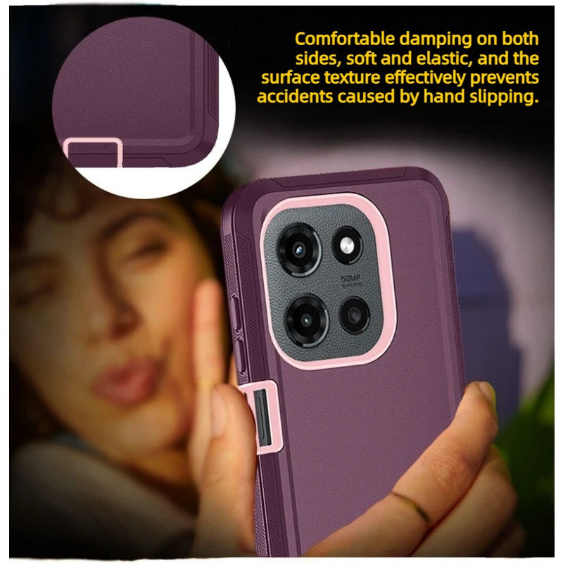 3-Layer Protection Case For Motorola G Edge Play Stylus Power 5G 2026 2025 2024 2023 Heavy Duty Hybrid Ott-Box Defender Cover