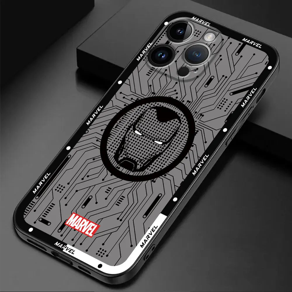 Marvel Spider Man logo Case for Google Pixel 6 Pro 7 Pro 8 Pro 7a 6a Silicone Luxury Cover