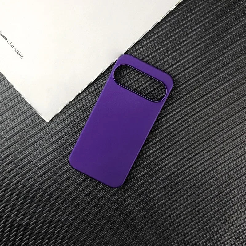 9A Slim Matte Hard PC Phone Case for Google Pixel 9A 9 Pro XL 8Pro 7 6 Pro 8A 7A 6A Shockproof Solid Color Shell Cover Funda