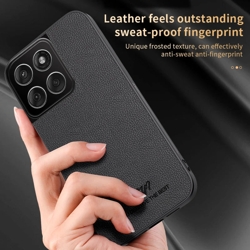 Luxury Business Leather Soft Frame Magnetic Cover For Motorola Edge 60 Fusion Edge60Fusion 5G Phone Cases Capa