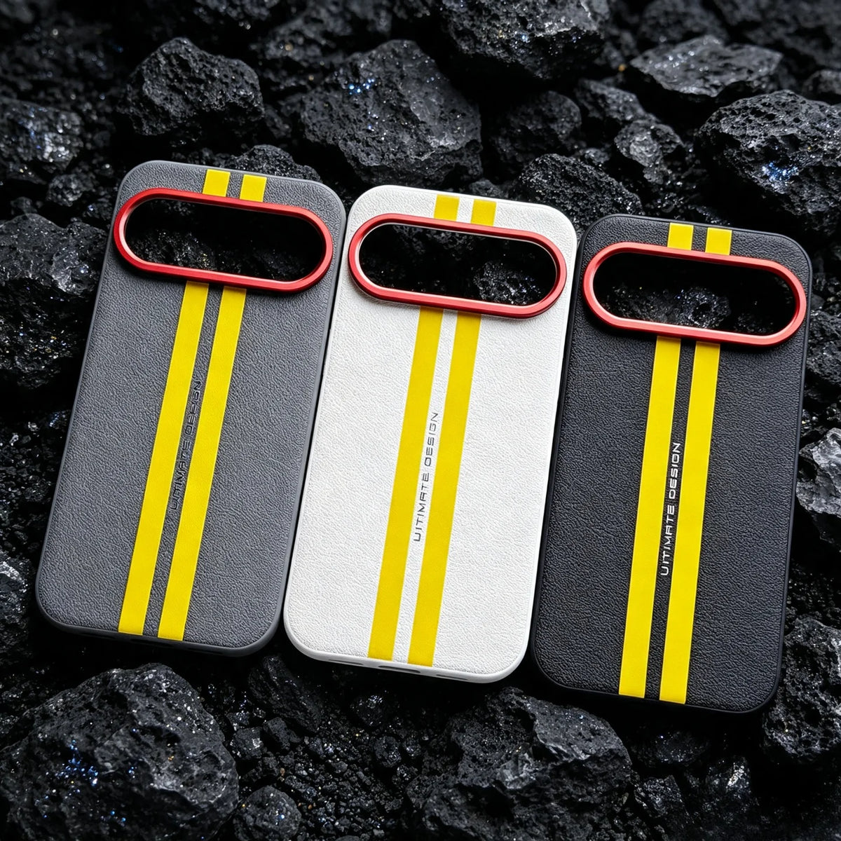 Premium Business Racing Stripes Spliced PU Leather Case For Google Pixel 11 10 9 Pro XL 10A 9A Shockproof Protective Back Cover