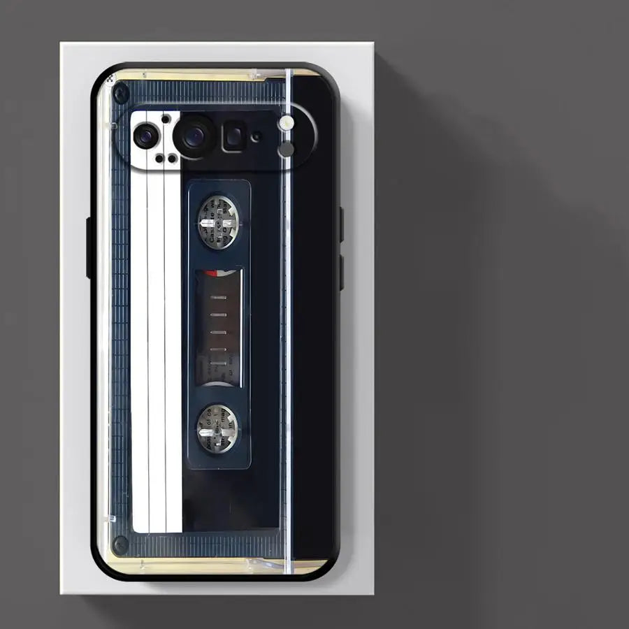 Case for Google Pixel 10A 8a 9a 7a 6 7 8 Pro 10 9 Pro XL 6a Funda Phone Cover Vintage Cassette
