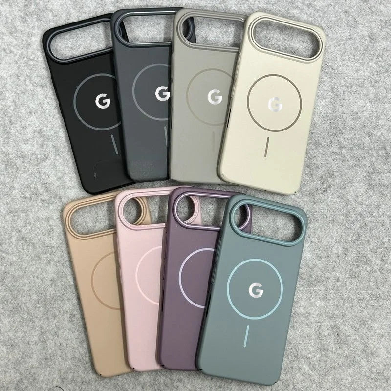 Fashion Simple Matte Sle For Magsafe Wireless Charging Case For Google Pixel 9A 8A 7A 6A Silky Touch Ultra‑Thin Shockproof Cover