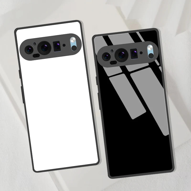 For Google Pixel9 Pro XL Case Cover Tempered Glass Cases for Google Pixel 9 Pro XL 8 7 Pro 8a 7a 9A 9 A Hard Back Bumper Fundas