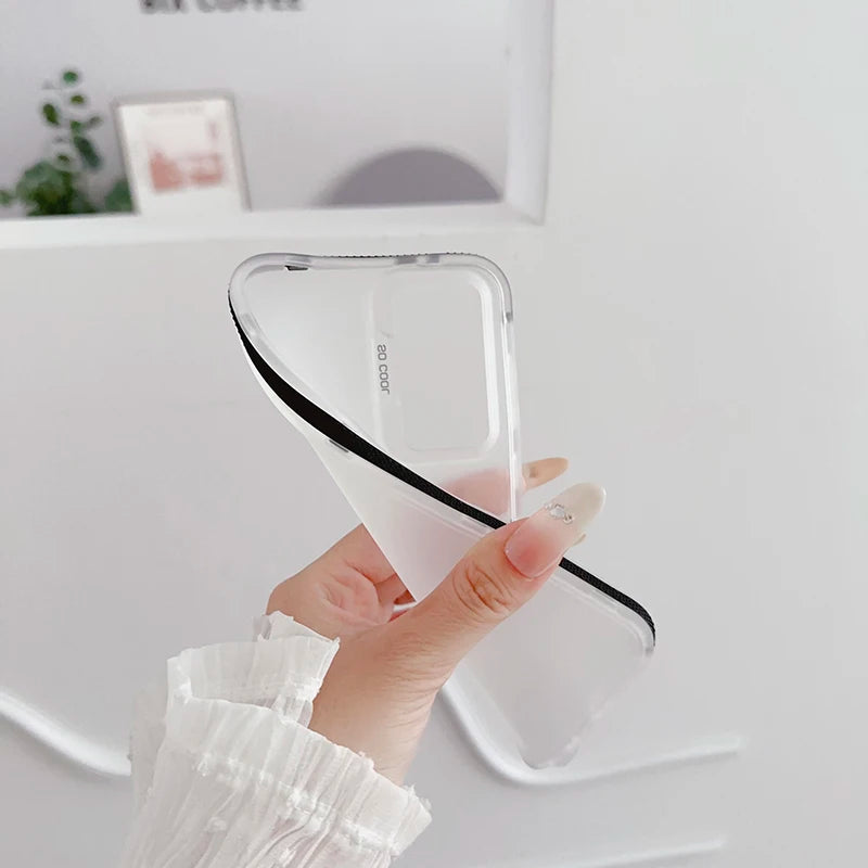 Shockproof Matte Transparent Phone Case For Motorola Moto Edge 40 Neo EDGE 50 Ultra 50 Pro 50 Fusion Fashion Candy Colour Cover