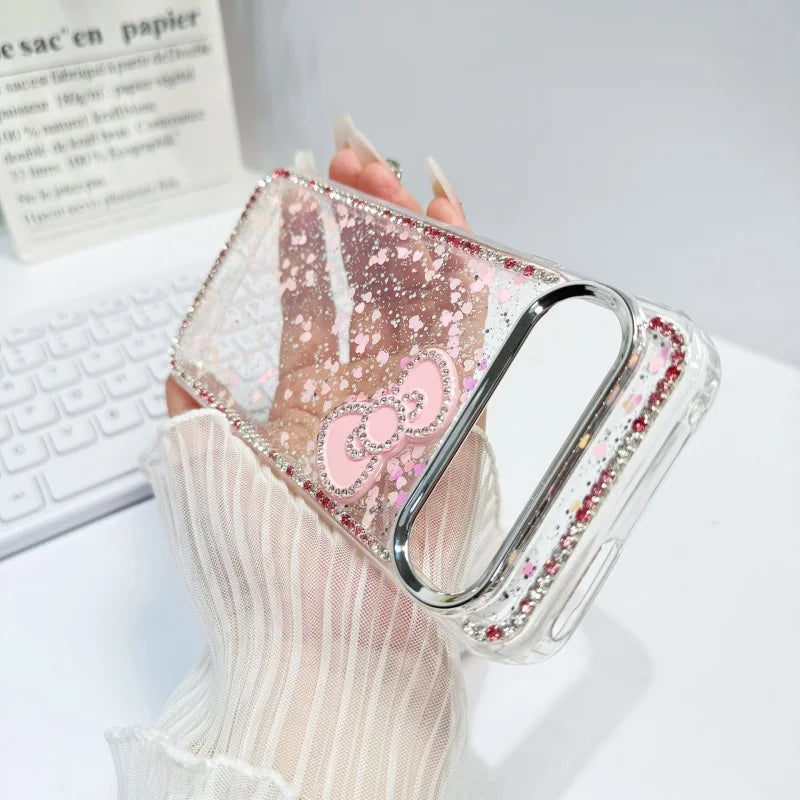 Luxury Crystal Rubber Shiny Glitter Clear Case For Google Pixel 10 9 8 Pro XL 10A 9A Fashion Diamond Shockproof Glitter Cover