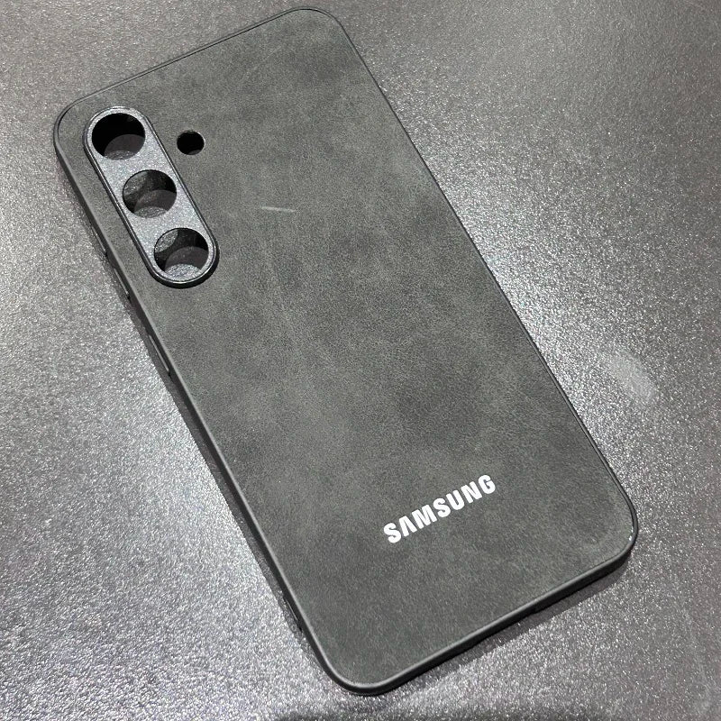 Luxury Sheepskin Leather Phone Case Samsung Galaxy S25Ultra S25 S24 S23 S22 S21 Ultra Plus S23FE S24FE Lambskin Soft Coque