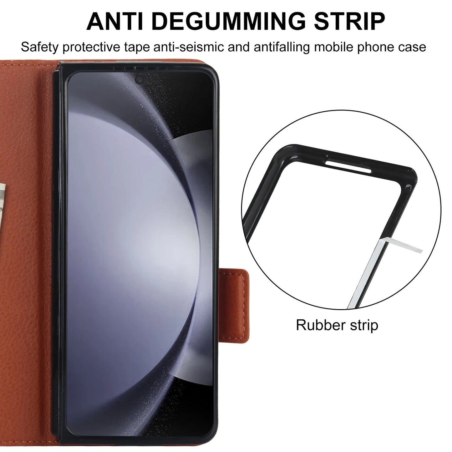 For Samsung Galaxy Z Fold 7 6 5 4 3 Luxury Leather Wallet Card Slot Holder Phone Case With S Pen Slot Folding Protective Cover