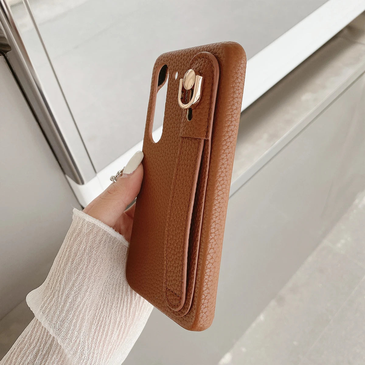 Luxury Leather Card Bag Case For Galaxy S20 S21 FE S22  S23 S23 S24 Plus Note 20 Ultra PU Fashion Litchi Skin Cover