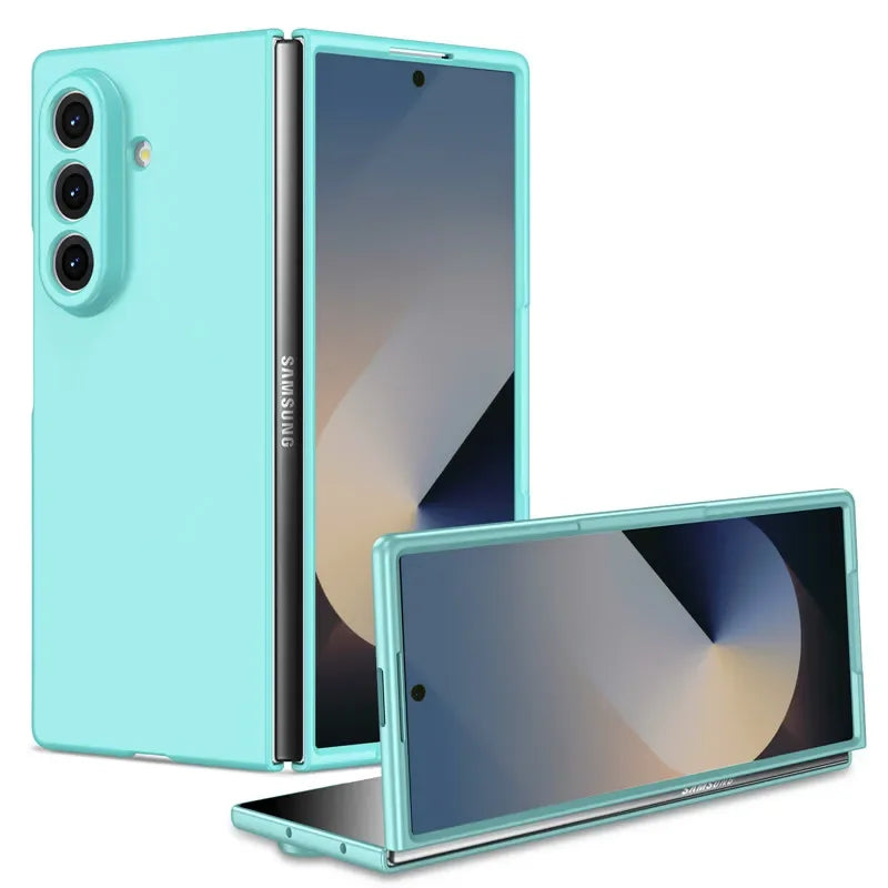 New Ultra Thin Phone Cases for Samsung Galaxy Z Fold 7 6 5 4 3 Fold7 Skin Feel Lightweight Hard PC Shockproof Protector Cover