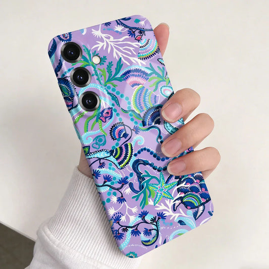 Ocean Animals Case For Samsung A55 54 53 52 71 73 12 13 14 15 16 17 23 25 26 32 34 35 36 Hard PC Phone Cover Capa Coque