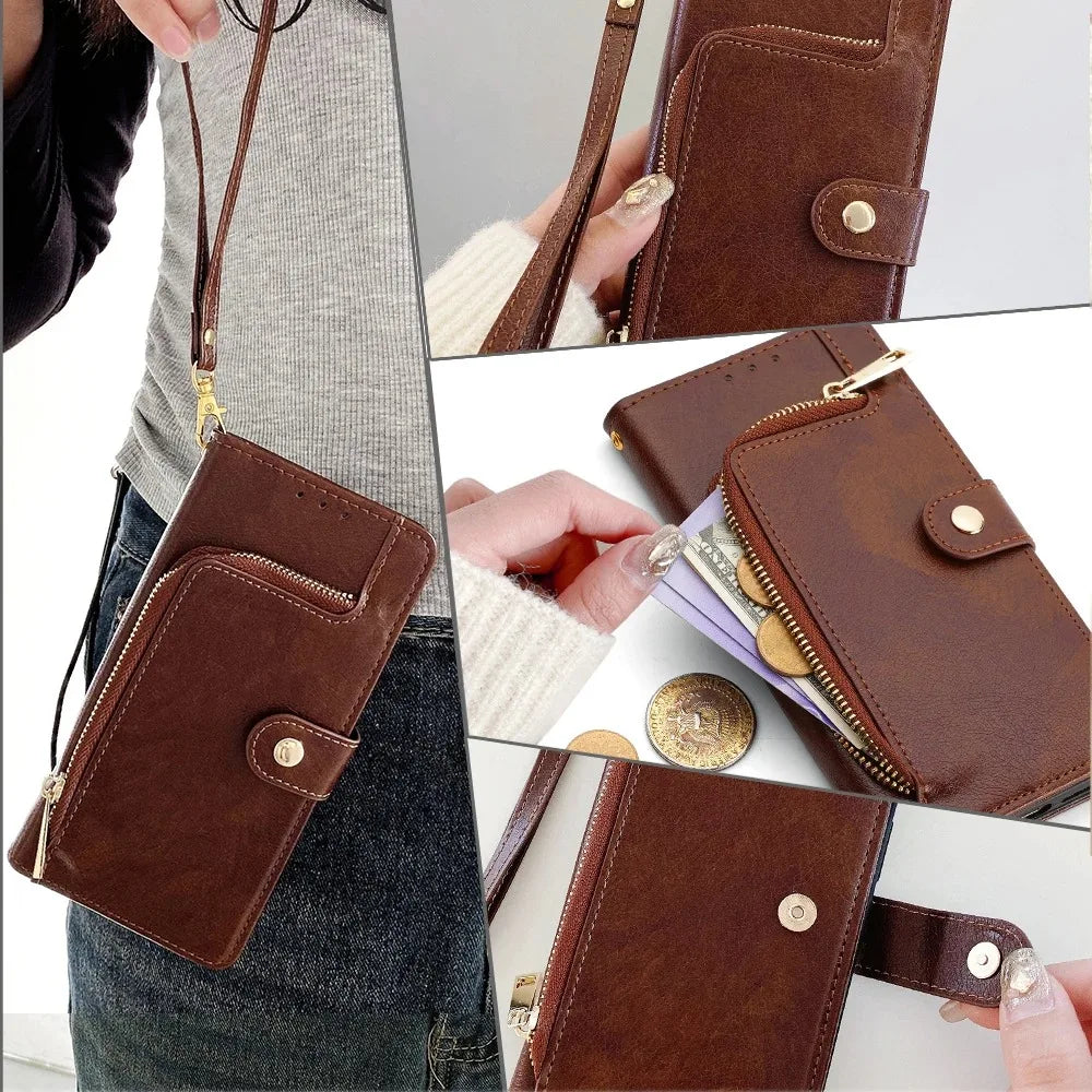 Flip Wallet Case For Motorola MOTO G Power Play 2020 2021 2022 2023 4G One 5G 2024 ACE Pure Macro Power Fusion Pro Plus Bag