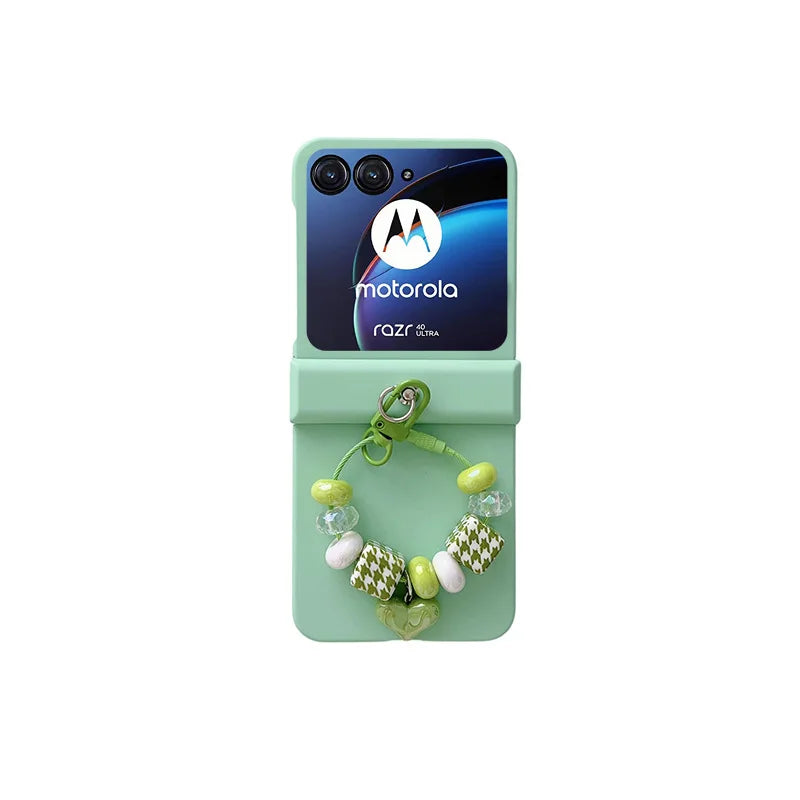 For Motorola Razr 40 50 Ultra Razr 40Ultra 50Ultra 2023Plus 2024 Plus Case Cute With Keychain Shockproof Back Cover Accessories