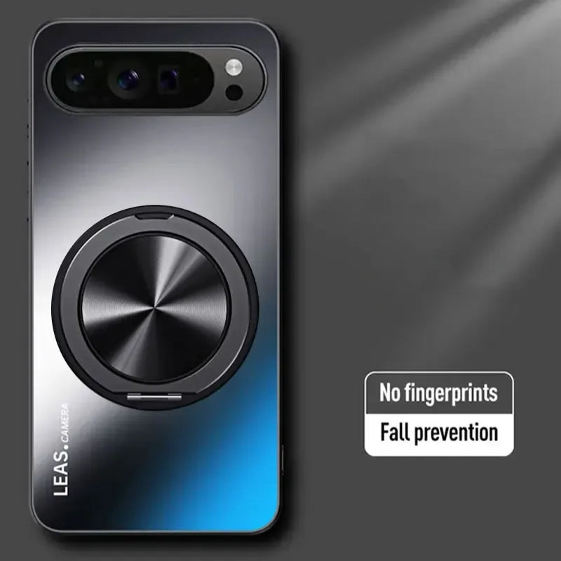 for Google Pixel 9A 9 Pro XL Case Magnetic Matte Shockproof Holder Cover for Google Pixel 8 Pro 8A 7Pro 7A 6Pro Shell Bumper