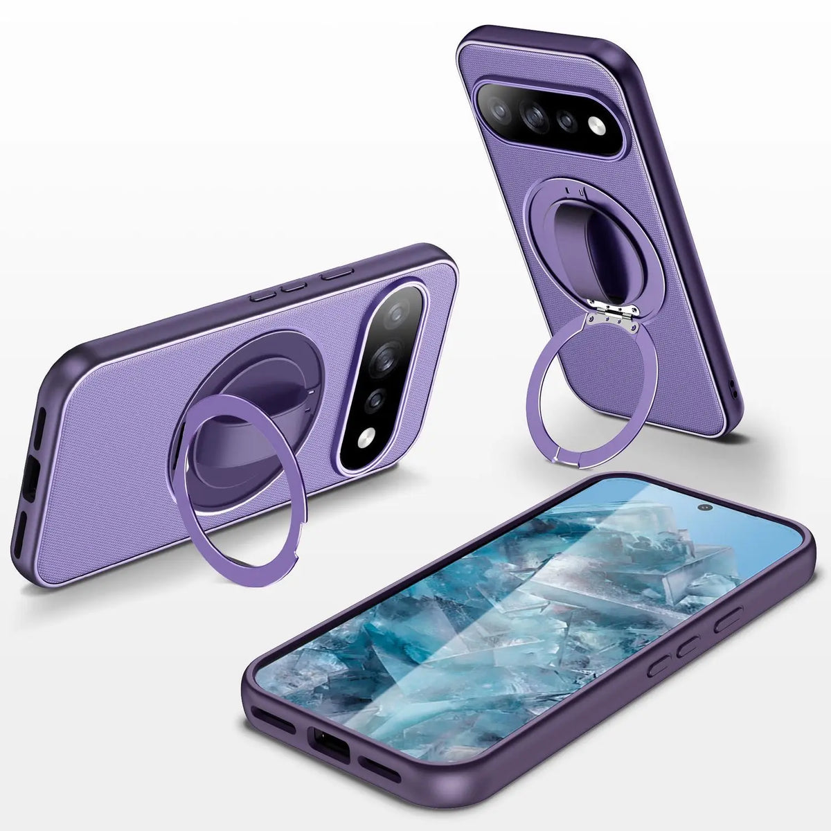 Magnetic Case For Google Pixel 11 10 Pro XL 10a Heavy Armor Wristband Rotating Bracket Drop Protective Cover For Pixel11 Pro XL