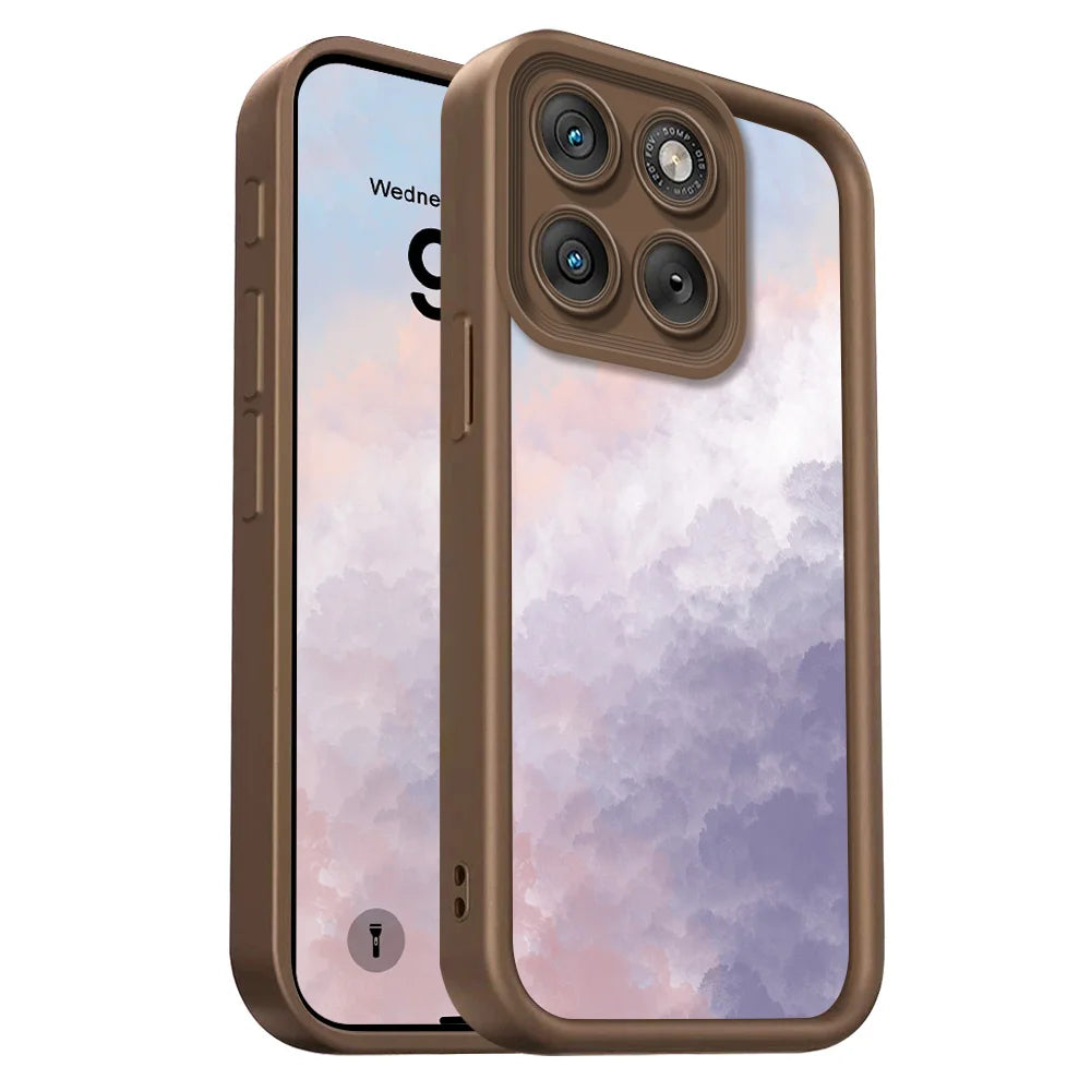 Texture Clouds Phone Case For Motorola Edge 70 60 50 40 Pro Ultra Fusion Stylus Neo 4G 5G Staircase Soft Cover