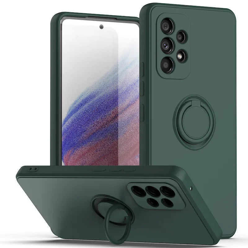 Case for Motorola Moto G9 Plus G9 Power G9 Play Moto One Fusion G60S G60 E30 E40 Luxury Magnetic Ring Holder Cover with lanyard