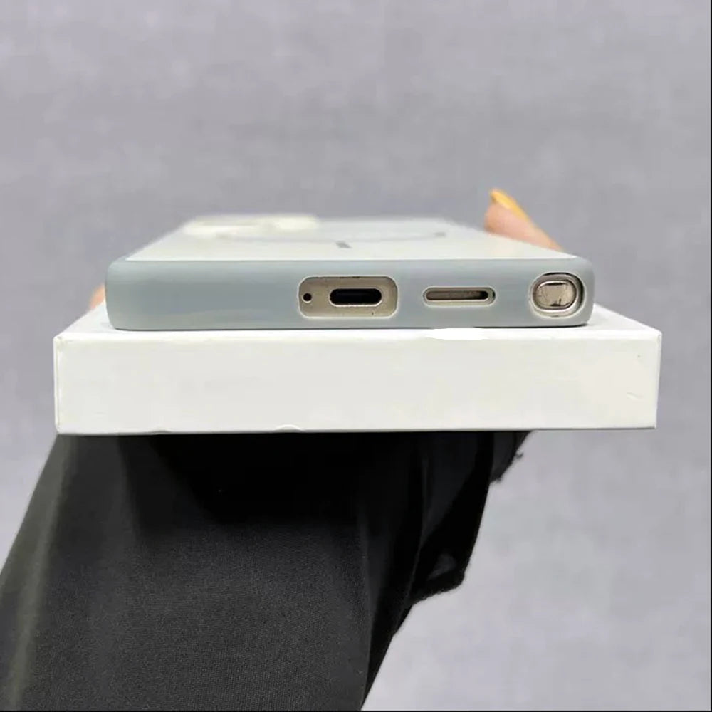 Simple Matte Hard PC Magnetic Case For Samsung S25 S24 Plus S23 S22 Ultra  For Magsafe Wireless Charging Shockproof Armor Cover
