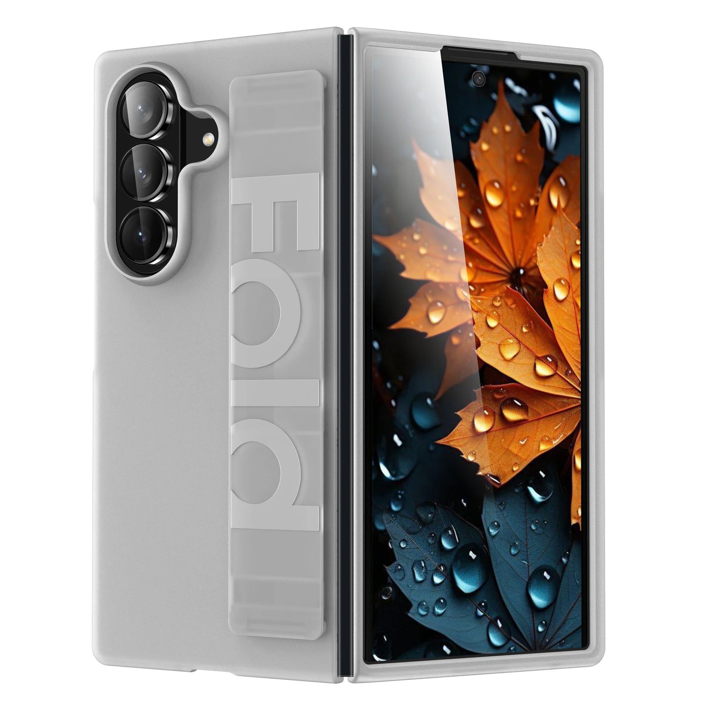 Luxury Wristband Phone Case For Samsung Galaxy Z Fold 7 6 5 4 3 Fold7 ZFold6 ZFold5 5G Folding Wrist Strap Shockproof Back Cover