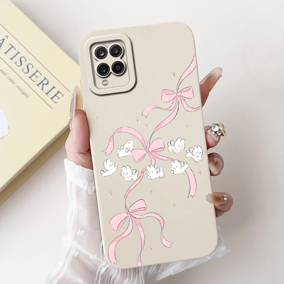 Case For Samsung Galaxy A22 M22 M32 4G Case SM-A225F SM-M225F SM-M325F Shockproof Cover Fashion Painted Soft Silicone Phone Capa