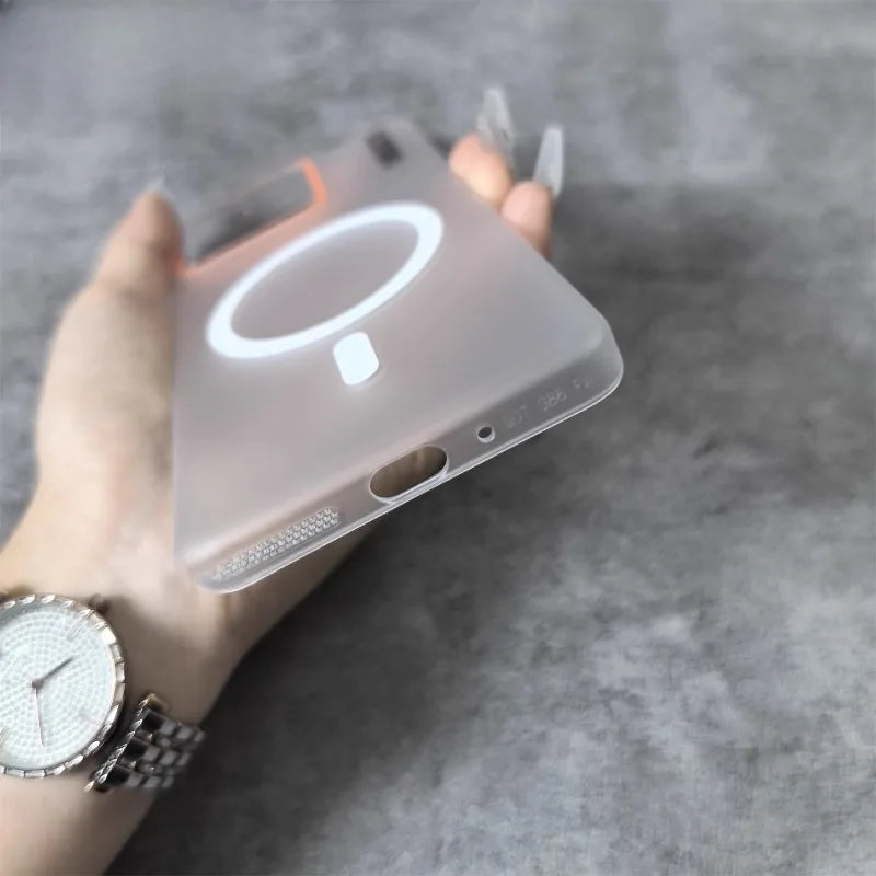 For Motorola Edge 60 NEO Edge60 Pro Stylus Case for Magsafe Matte Pc Translucent Case for Moto Edge 50 Fusion Shockproof Cover