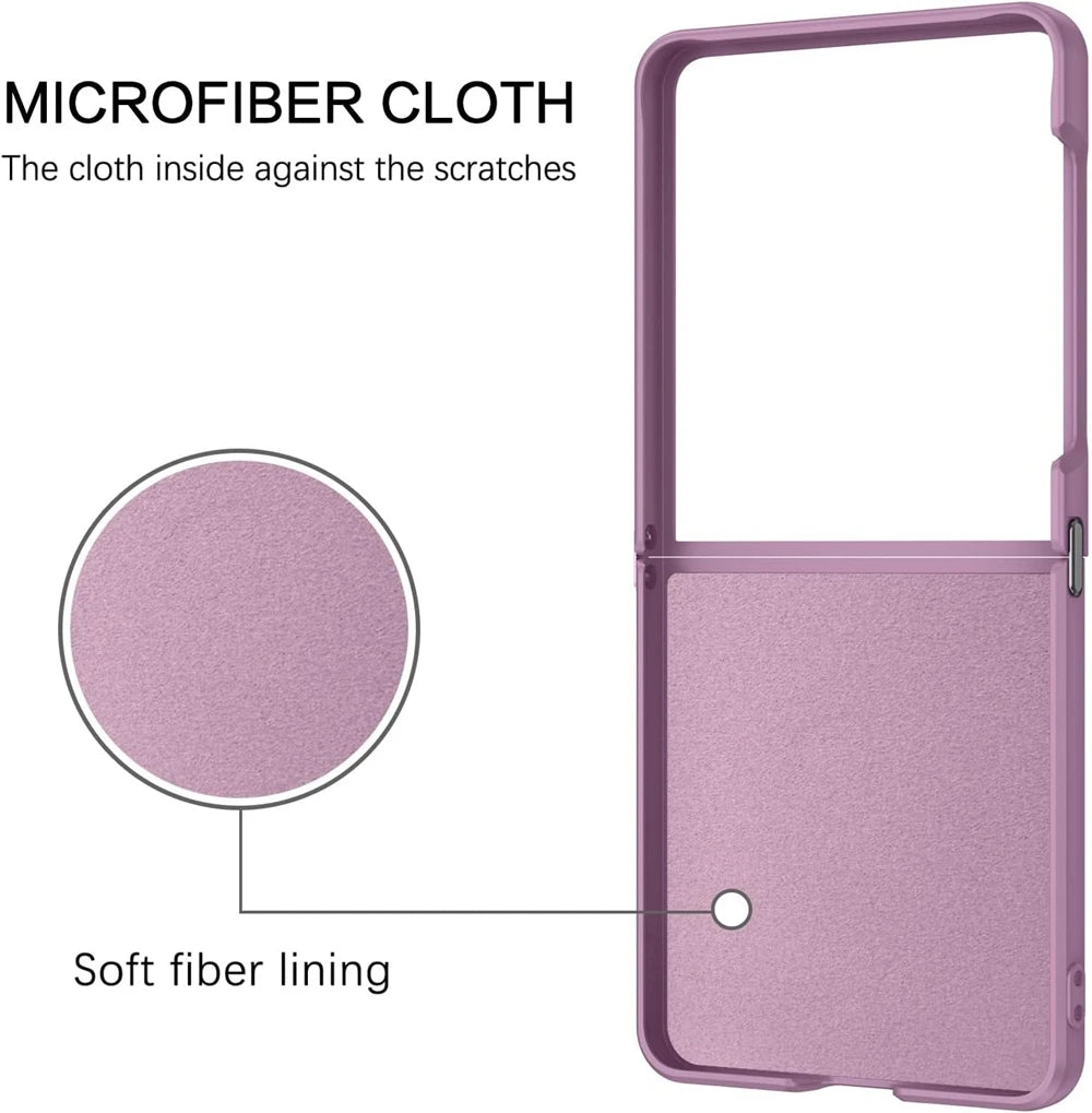 Luxury Liquid Silicone Stand Ring Holder Phone Cases for Samsung Galaxy Z Flip 7 6 5 4 3 7 FE Cute Soft Shockproof Case Cover