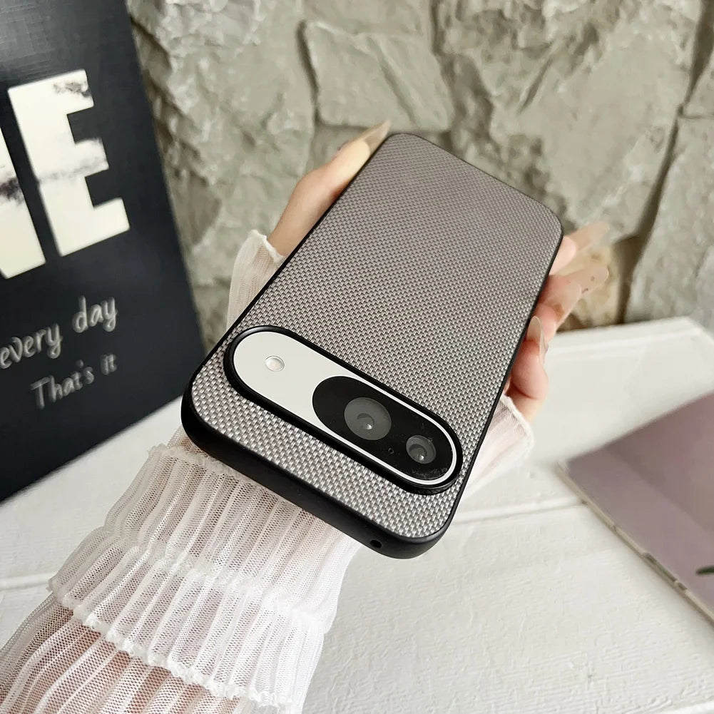 Touch feel of nylon pattern cloth case For Google Pixel10 Pro XL Pixel 10 Pro 9 Pro 9A Pixel 8 8A 7A 7 Pro Soft TPU Phone Cover