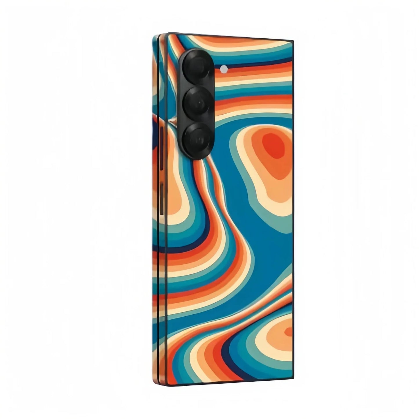 Colorful Anti-Scratch Stickers For Samsung Galaxy Z Fold6 5 4 3 2 Fold5 Protective Decal Skin Cover Back Film