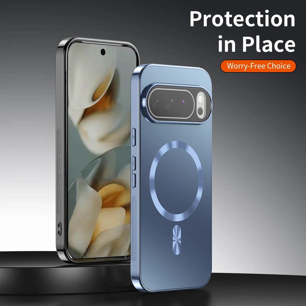 Luxury Flash Magnetic Plating Phone Case For For Google Pixel 10 9 Pro XL 8 7 6 Pro 9A 8A 7A 6A For Magsafe Matte Bumper Cover