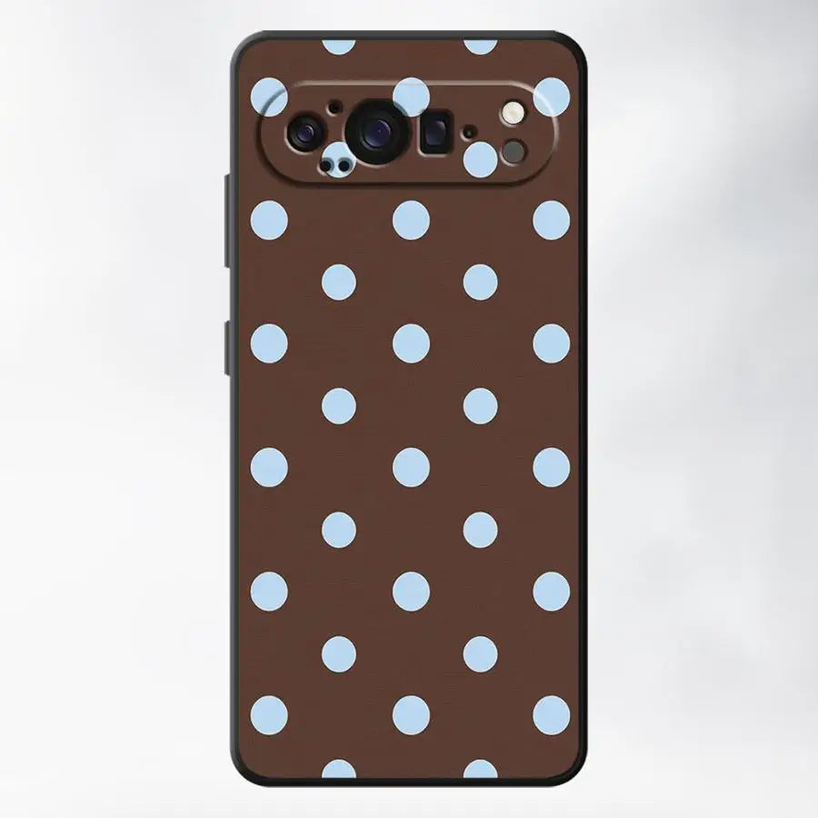Case for Google Pixel 10A 8a 6a 10 9 Pro XL 6 7 8 Pro 7a 9a Funda Phone Cover Retro Polka Dots
