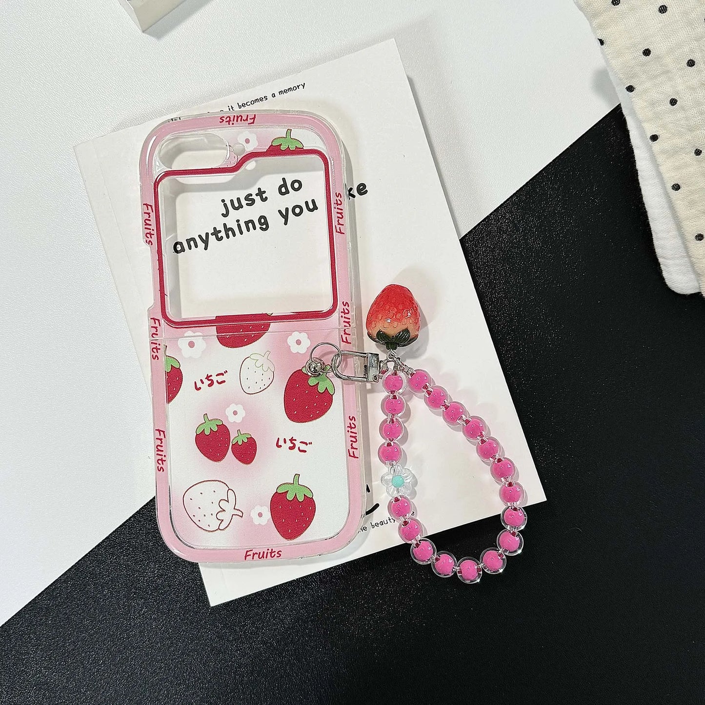Blueberries Strawberries for Samsung Galaxy Z Flip 7 6 5 4 Protective Back Cover for ZFlip5 ZFlip6 ZFlip7 Case Shell