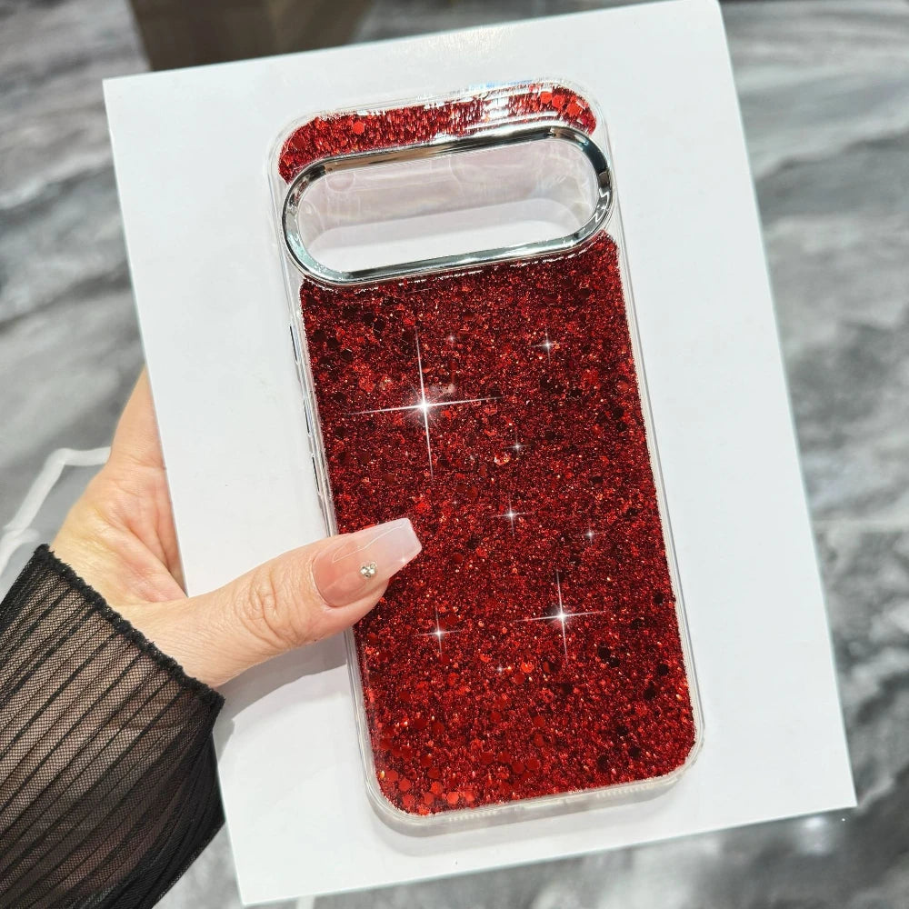 Light Luxury Crystal Bling Shining Skin-friendly Case For Google Pixel 10 9 Pro XL 9 8 A Pro Full-pack Anti-Drop Protector Cover