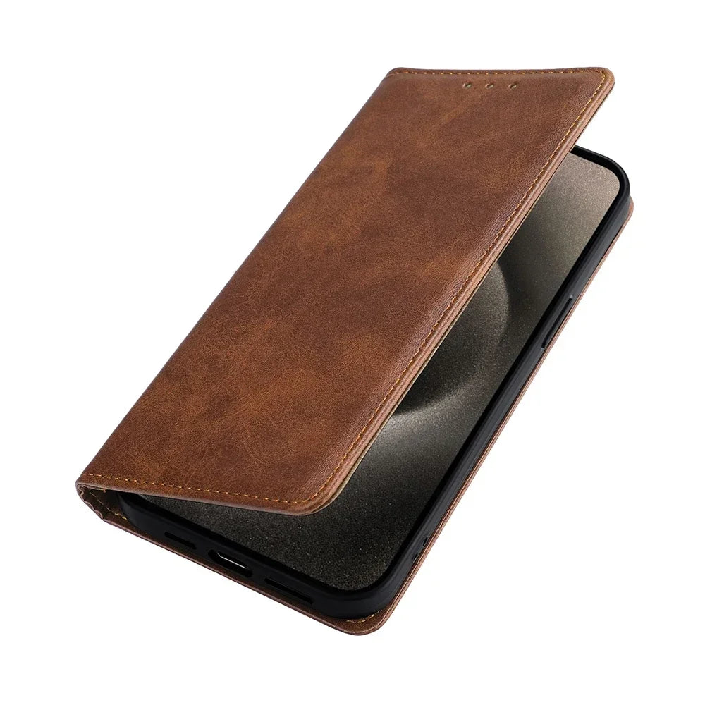 Luxury Magnetic Phone Case for Google Pixel 8 7 6 Pro 8A 7A 6A 5A 4A 5 XL Flip Cover Leather Book Case with Cover Stand Funda