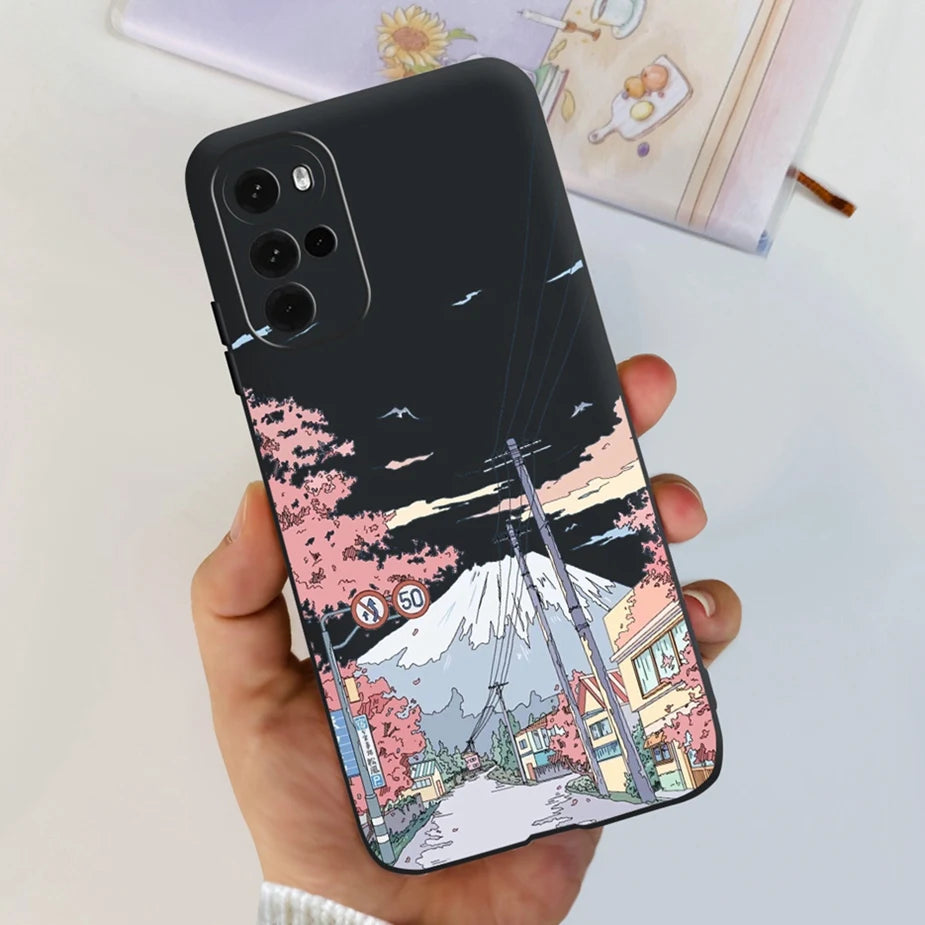 For Motorola Moto G22 Case XT2231-2 New Fashion Painted Cover Soft Silicone Phone Case For Moto G22 G 22 MotoG22 Back Cover Bags